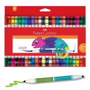 Faber-Castell DuoTip Washable Markers - 24 Markers  48 Colors