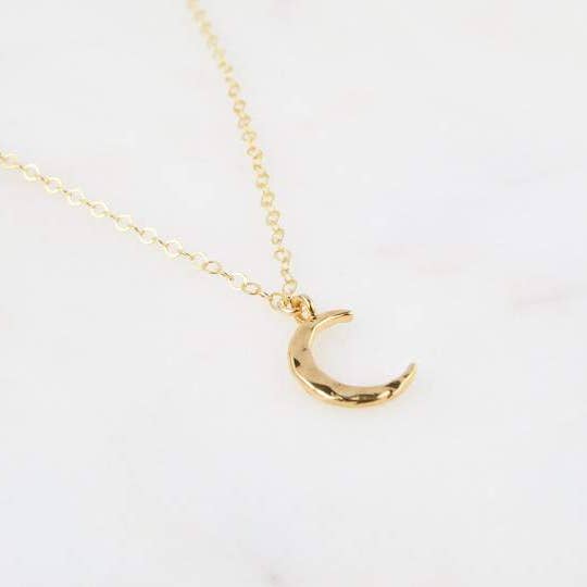 Crescent Moon Phase Necklace