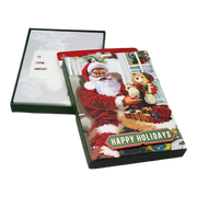 Gift Card Box - Rectangle - Classic Santa