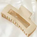 Solid Color Rectangle Shaped Hair Claw