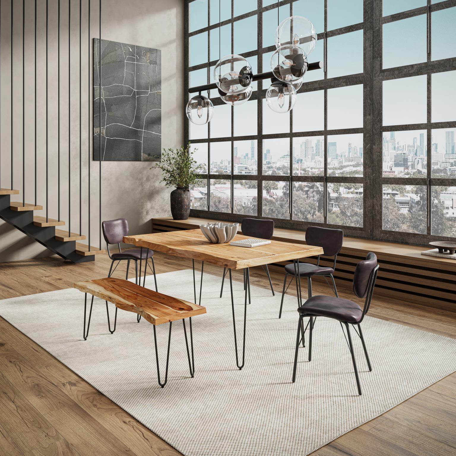 Owen Chair Dark Brown by Homeportonline