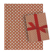 Glitter Embossed Roll Wrap - 30" x 120" - Poinsettia Petals