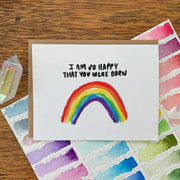 Rainbow Greeting Card by Wild Lark