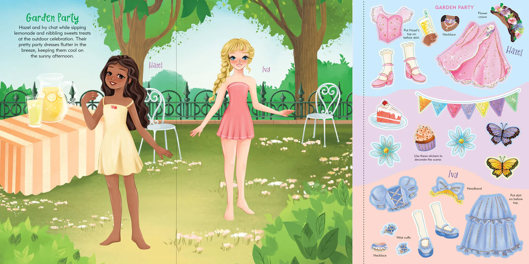 Sticker Doll Dress Up Book Fashion by Homeportonline