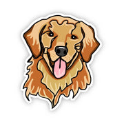 Golden Retriever Dog Sticker by Wild Lark