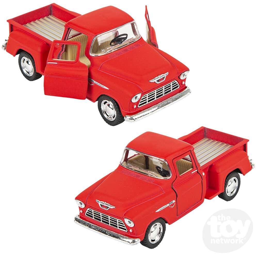 Diecast Pullback Truck Chevy 1955 Stepside 5" by Homeportonline
