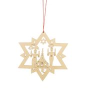 Wooden Holiday Icon Ornament - Star - Nutcracker Church