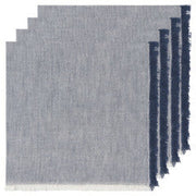 Cloth Napkin - Chambray Heirloom - Midnight Set of 4 by Homeportonline