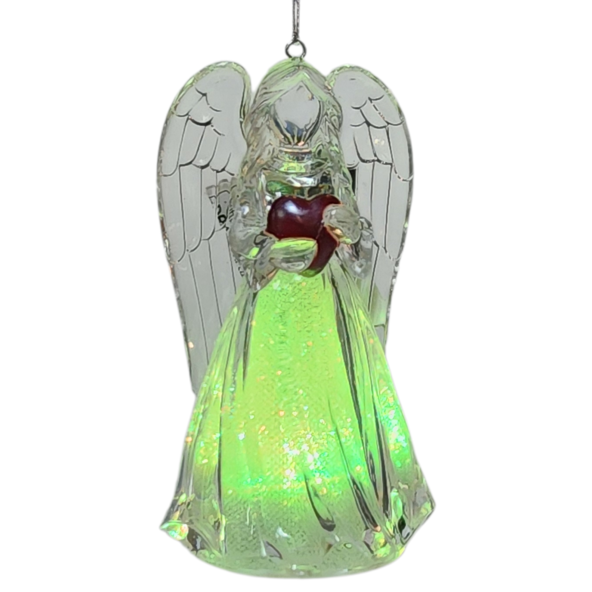 Birthstone Lighted Angel Ornament -