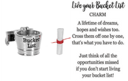 Live Your Bucket List Charm