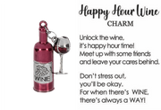 Happy Hour Wine Charm - Red Wine