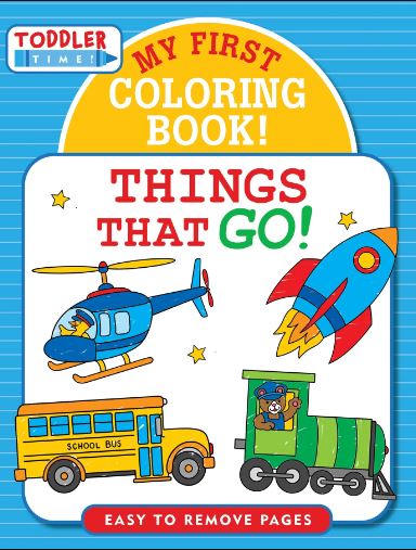 My First Coloring Book Things That Go by Homeportonline
