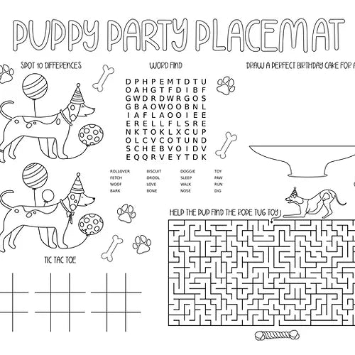 Coloring Book - Dog Days - inkpaperfable