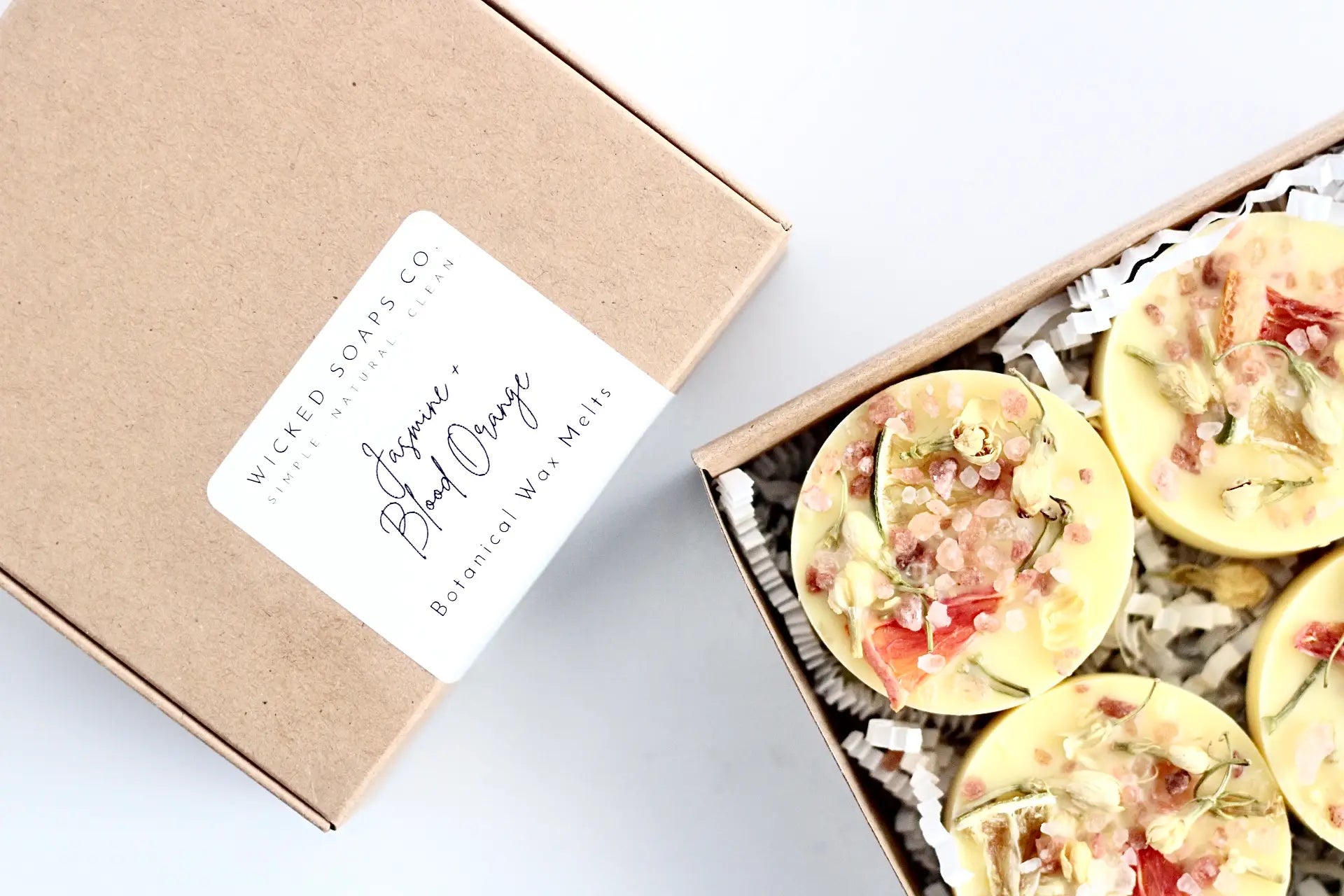 Jasmine + Blood Orange Botanical Wax Melts by Wild Lark