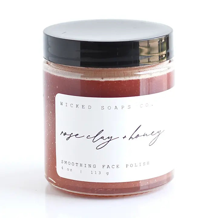 Rose Clay + Honey Face Polish