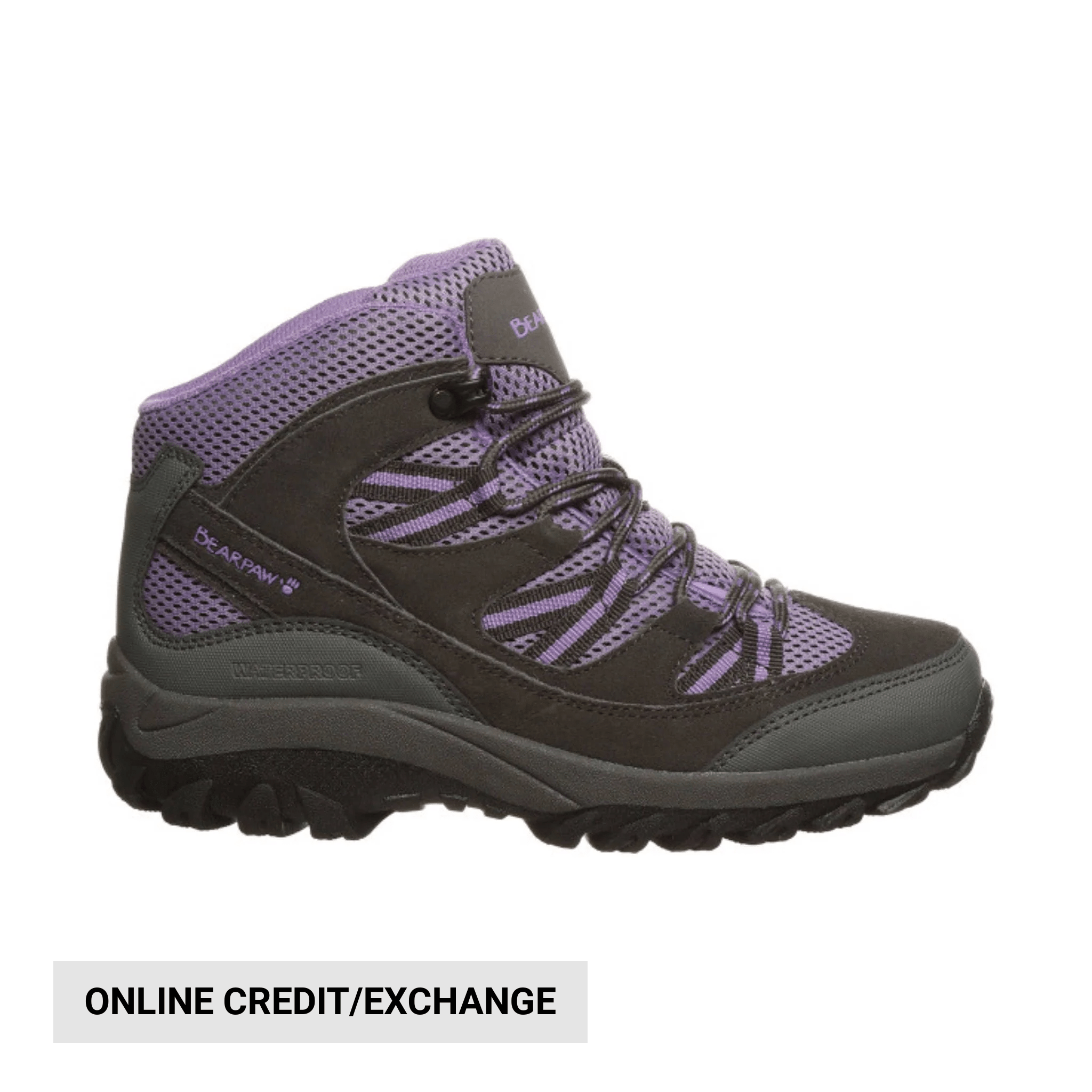 Bearpaw Women's Tallac Hiker - Charcoal Purple by Lenny's Shoe & Apparel