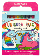 Carry Along! Coloring Book & Crayon Set Unicorn Pals by Homeportonline