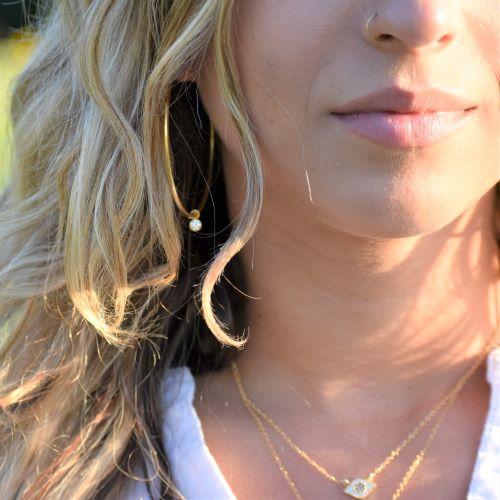 Becca Gold Hoops by elliparr