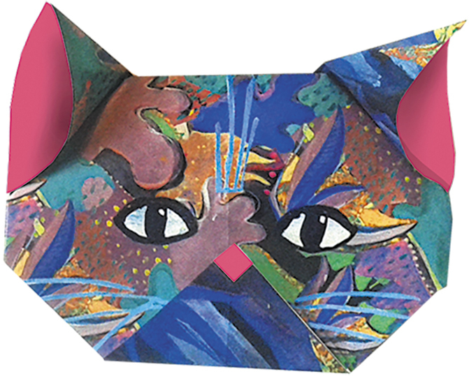 Art Origami 15cm x 15cm Rosina Wachtmeister Cats by Homeportonline