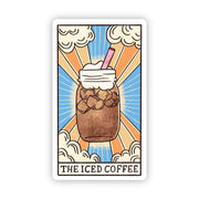 "the Iced Coffee" Tarot Card Sticker by Wild Lark