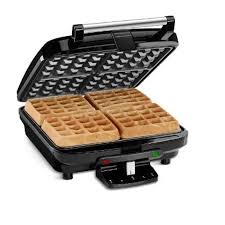4 Slice Belgium Waffle Iron by Kiss the Cook