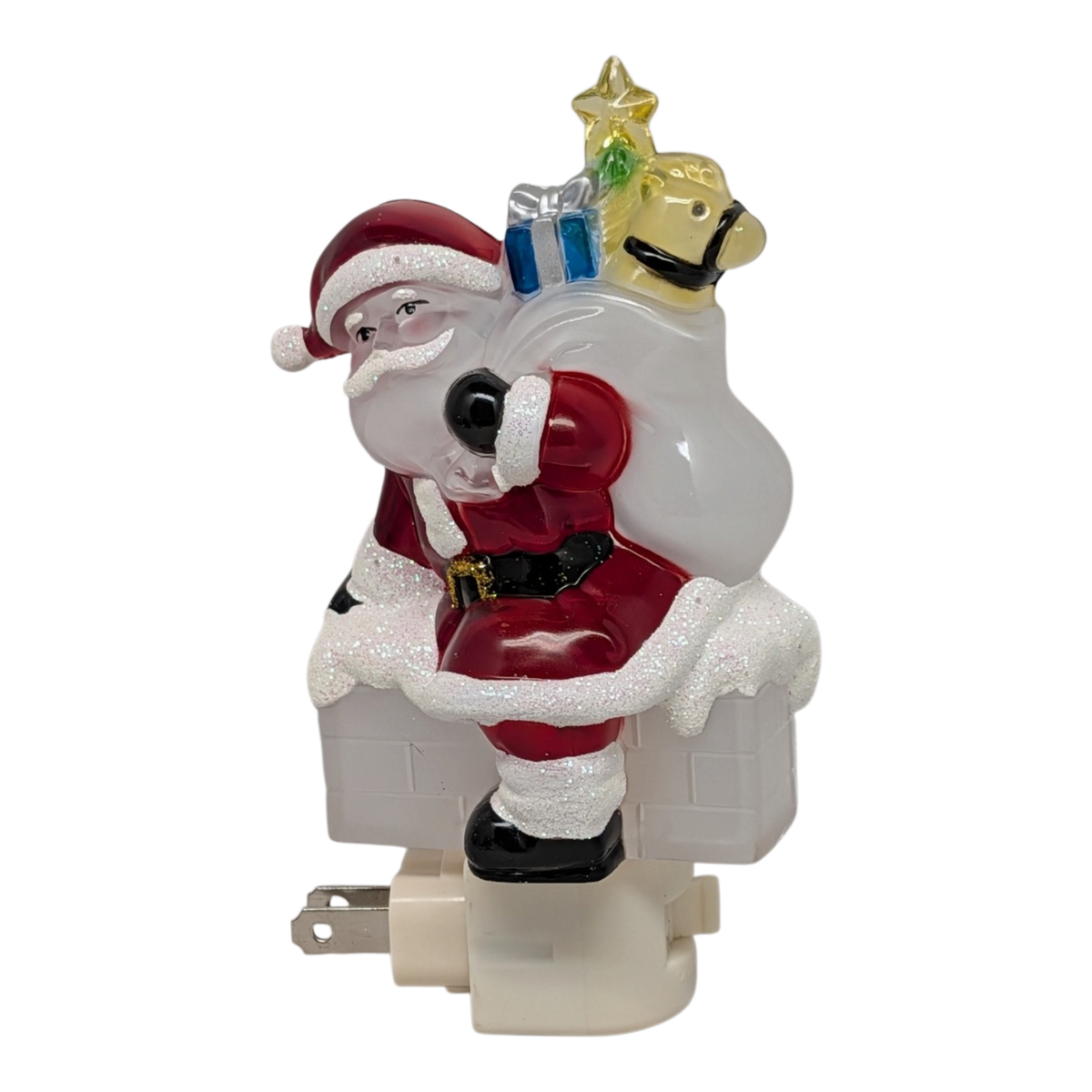 Acrylic Nightlight - Santa at the Chimney