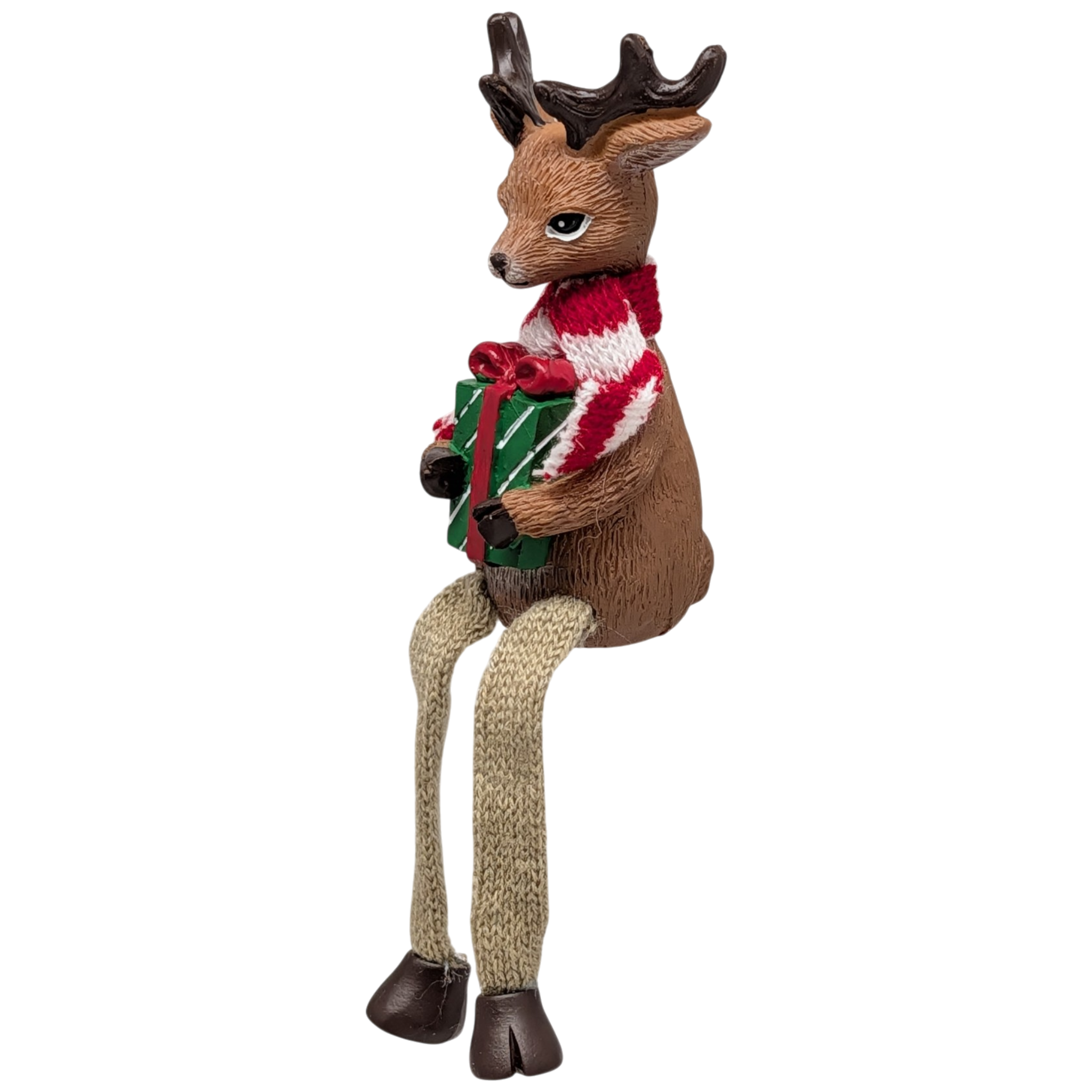 Reindeer Shelfsitter Holding Present