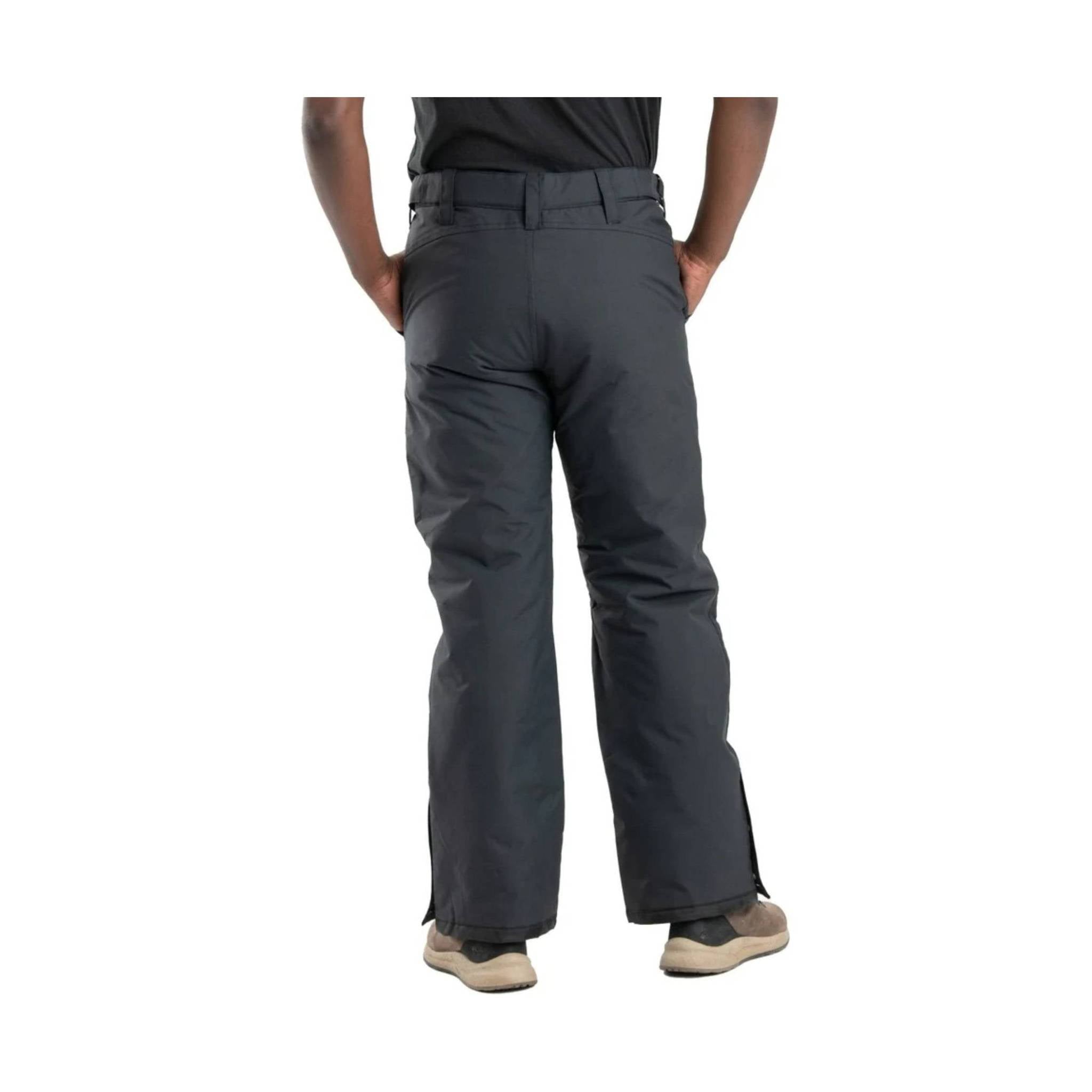 Berne Men's Coastline Waterproof Insulated Storm Pant - Black by Lenny's Shoe & Apparel