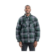 Berne Men's Flannel Shirt Jac - Plaid Green by Lenny's Shoe & Apparel