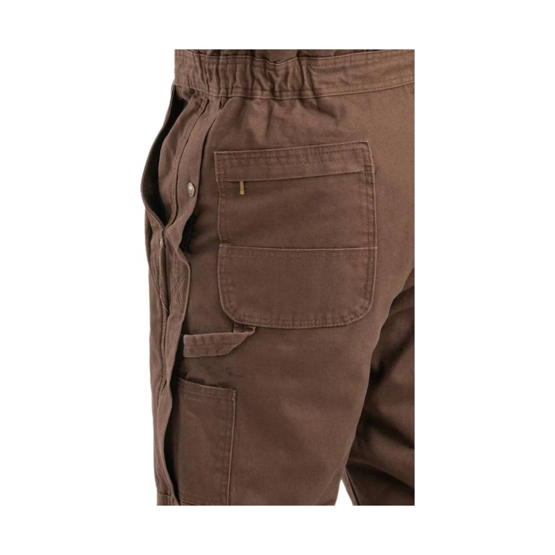 Berne Men's Heartland Insulated Washed Duck Bib Overall - Bark by Lenny's Shoe & Apparel