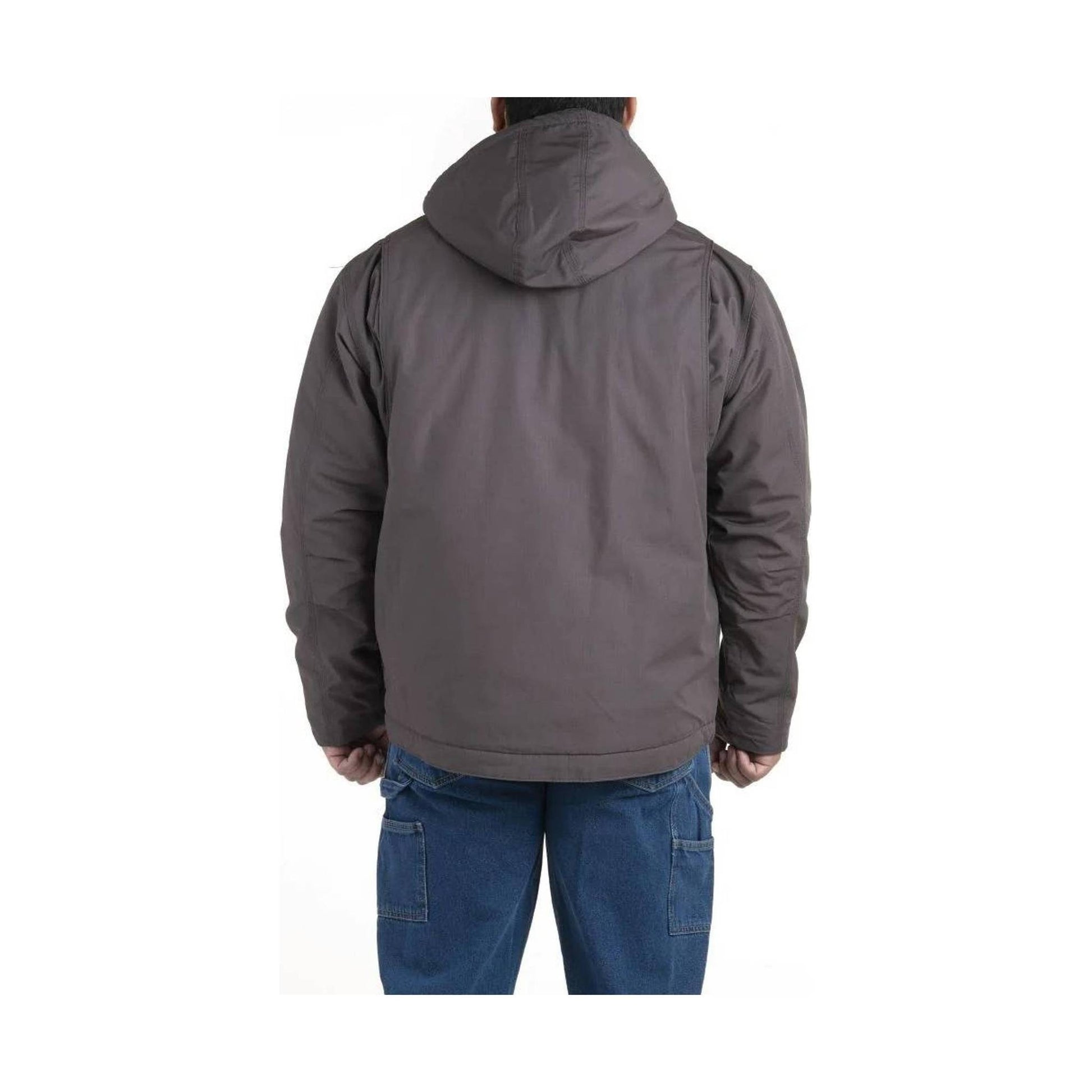 Berne Men's Heritage Duck Hooded Work Jacket - Slate by Lenny's Shoe & Apparel