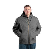 Berne Men's Heritage Duck Hooded Work Jacket - Slate by Lenny's Shoe & Apparel