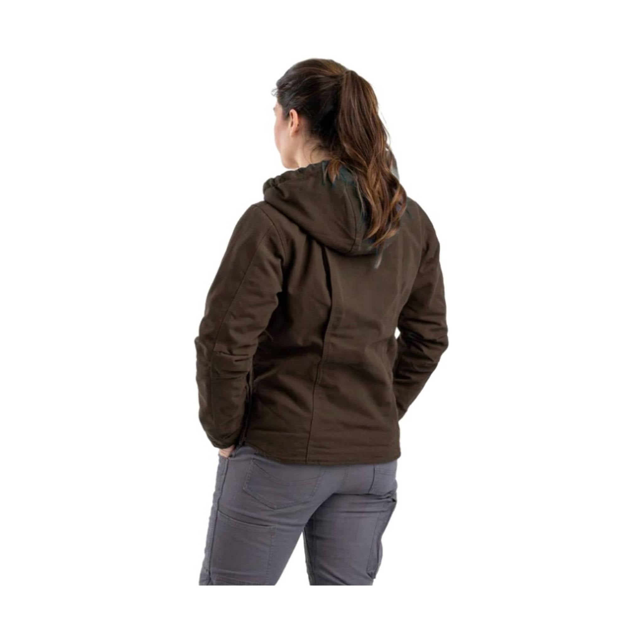Berne Women's Sherpa-Lined Duck Hooded Jacket - Tuscan by Lenny's Shoe & Apparel