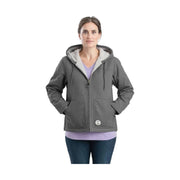 Berne Women's Vintage Wash Hooded Jacket - Titanium by Lenny's Shoe & Apparel
