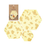 Bee's Wrap - Hexhugger™ Bowl Cover 3 Pack - Honeycomb by Wild Lark