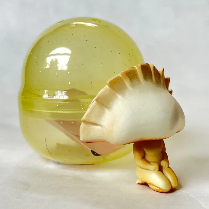 Gashapon Capsule Teen & Up Gyoza Mascot (Sold As An Individual Capsule) by Homeportonline
