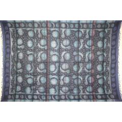 Tapestry Twin Size Overprint Madras Celestial Blue by Homeportonline