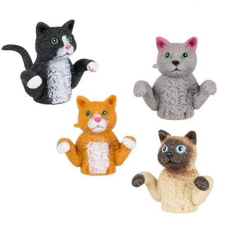Finger Cats Finger Puppets pack of 4