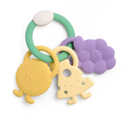 Itzy Trio Multi-Textured Silicone Teether | Charcuterie