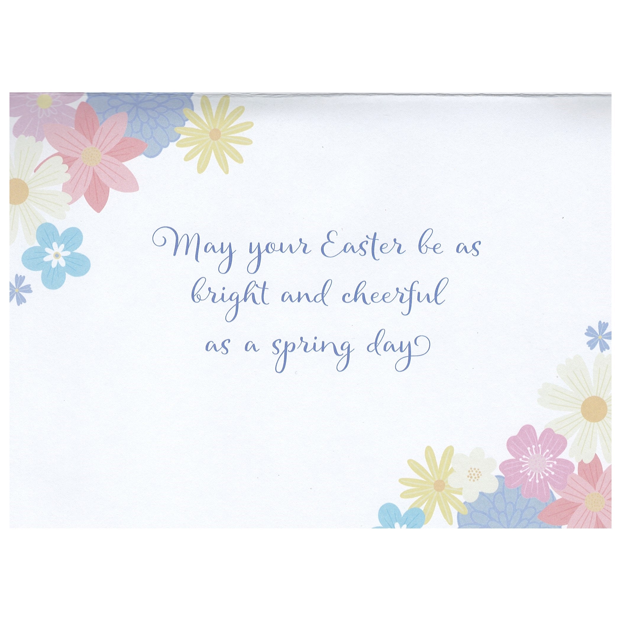 Floral "Happy Easter" Card
