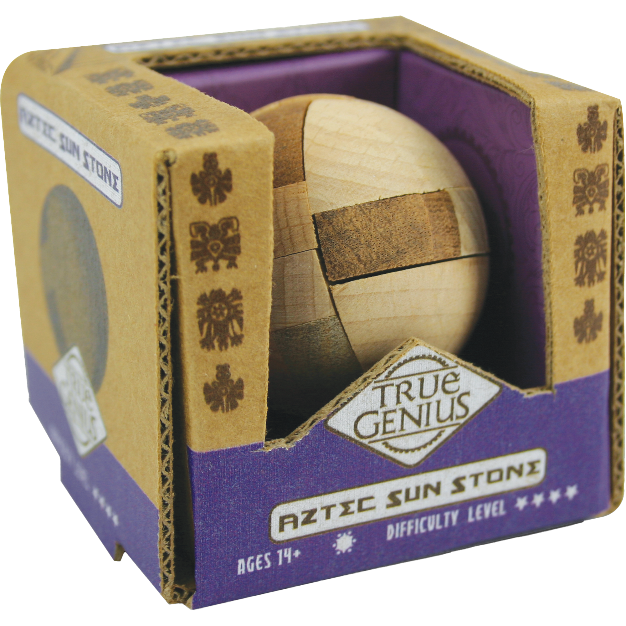 Aztec Sun Stone - Wooden Puzzle