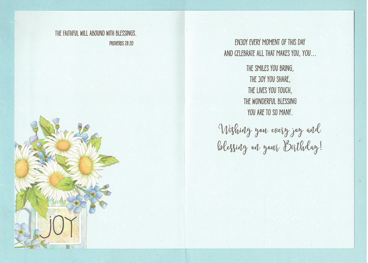 Joy - Birthday Card