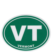 Small Vinyl Sticker - Vermont Green Euro