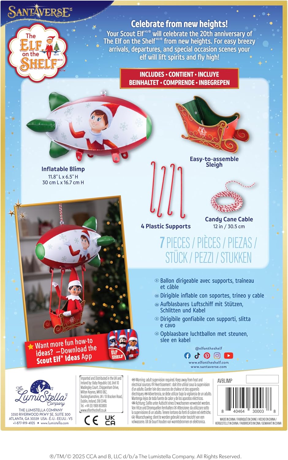 The Elf on the Shelf Polar Props Peppermint Blimp Ride