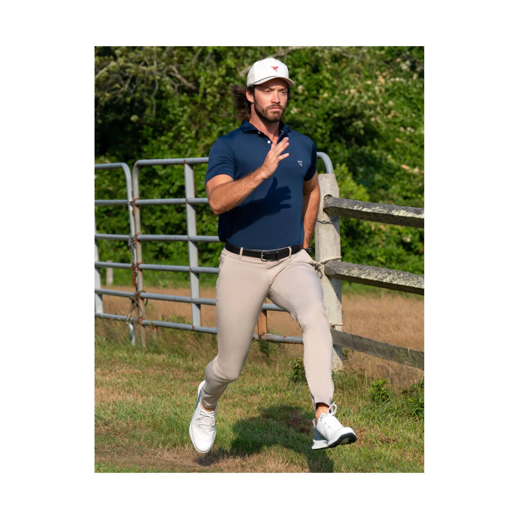 Birddogs Men's Galileo Ravioli Polo - Navy by Lenny's Shoe & Apparel