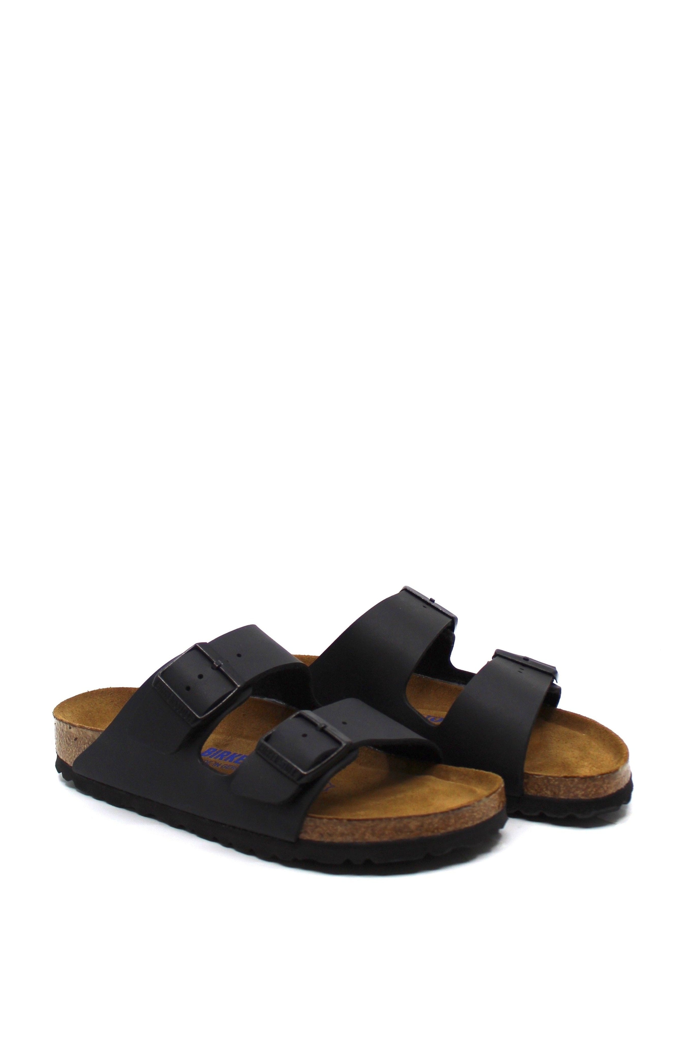 Birkenstock Arizona Black Birko-Flor Soft Footbed Narrow by Dear Lucy