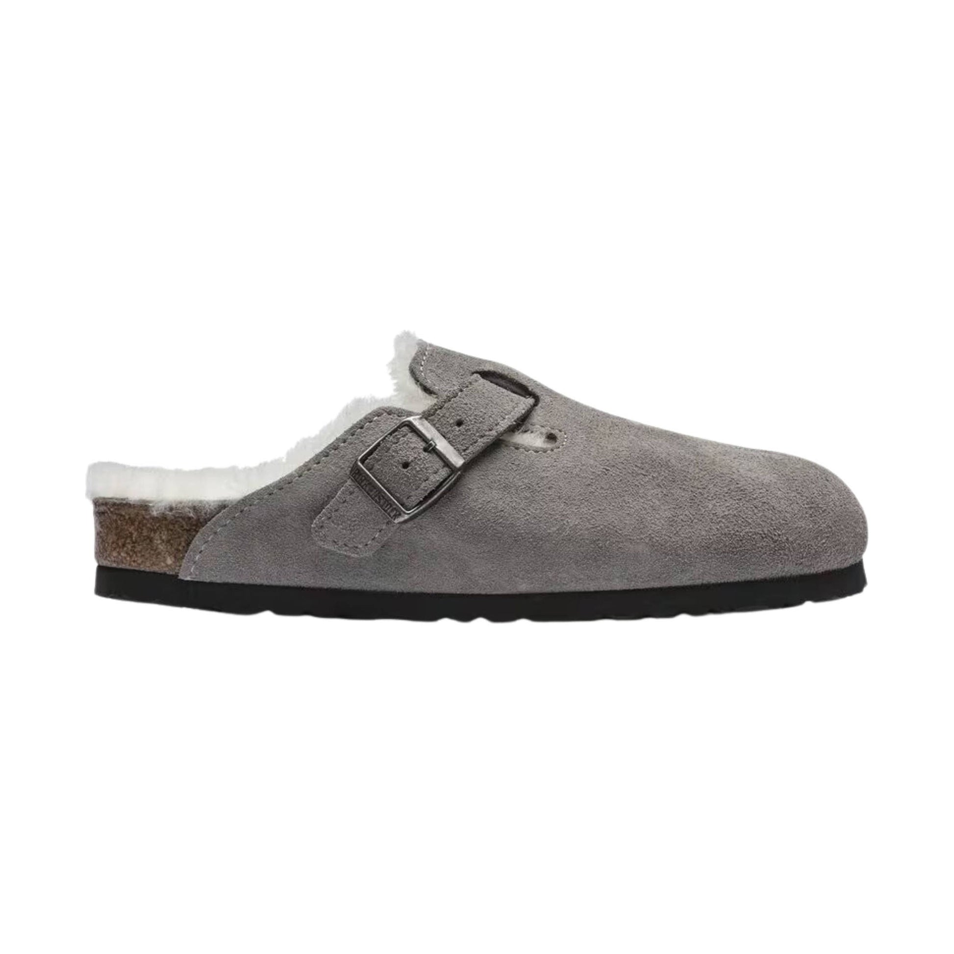 Birkenstock Boston Shearling - Stone Coin Natural by Lenny's Shoe & Apparel