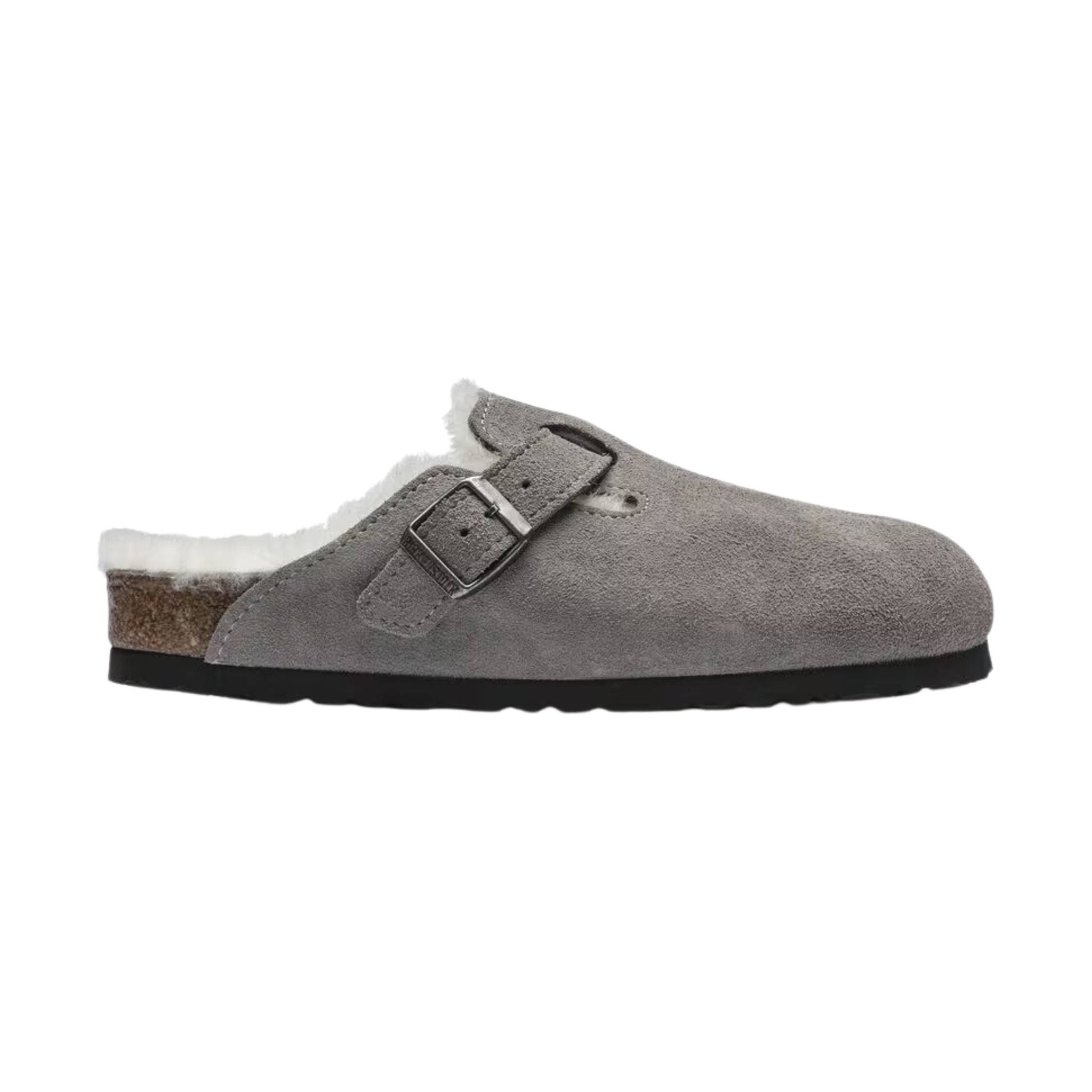 Birkenstock Boston Shearling - Stone Coin Natural by Lenny's Shoe & Apparel