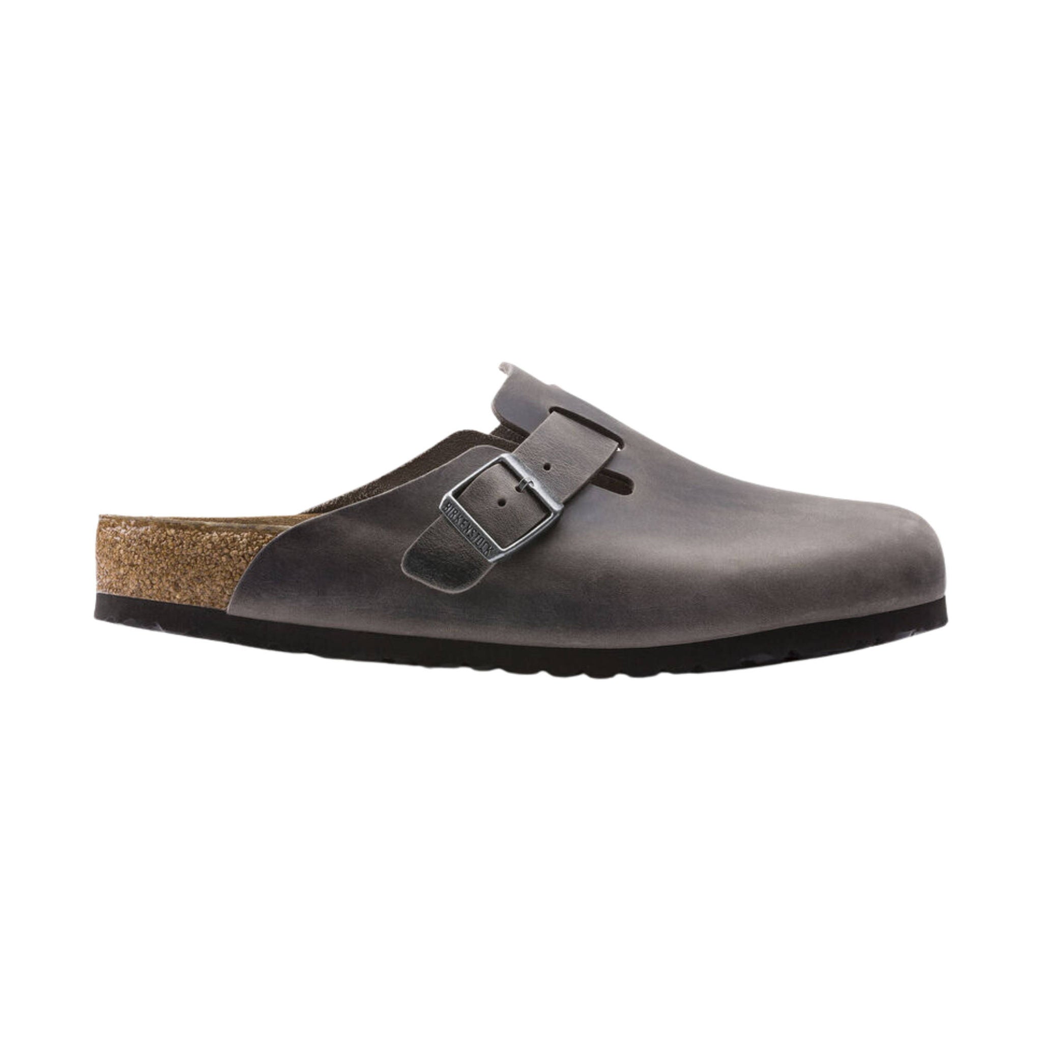 Birkenstock Boston Soft Footbed - Oiled Leather Iron by Lenny's Shoe & Apparel
