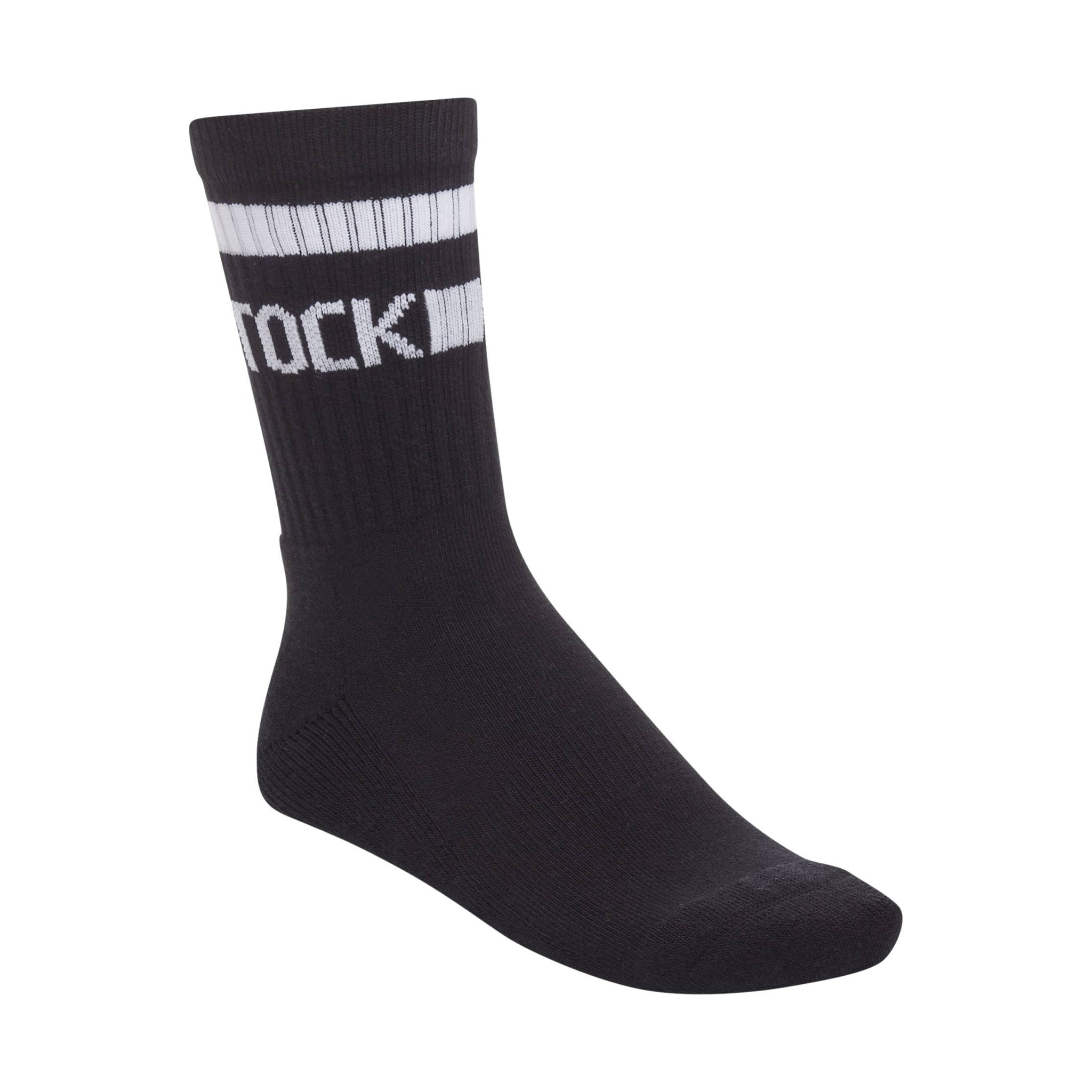 Birkenstock Cotton Crew Stripe Socks - Black/White by Lenny's Shoe & Apparel
